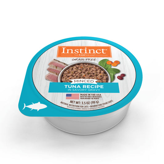 Instinct Grain-free Minced Recipe With Real Tuna Wet Cat Food Cups