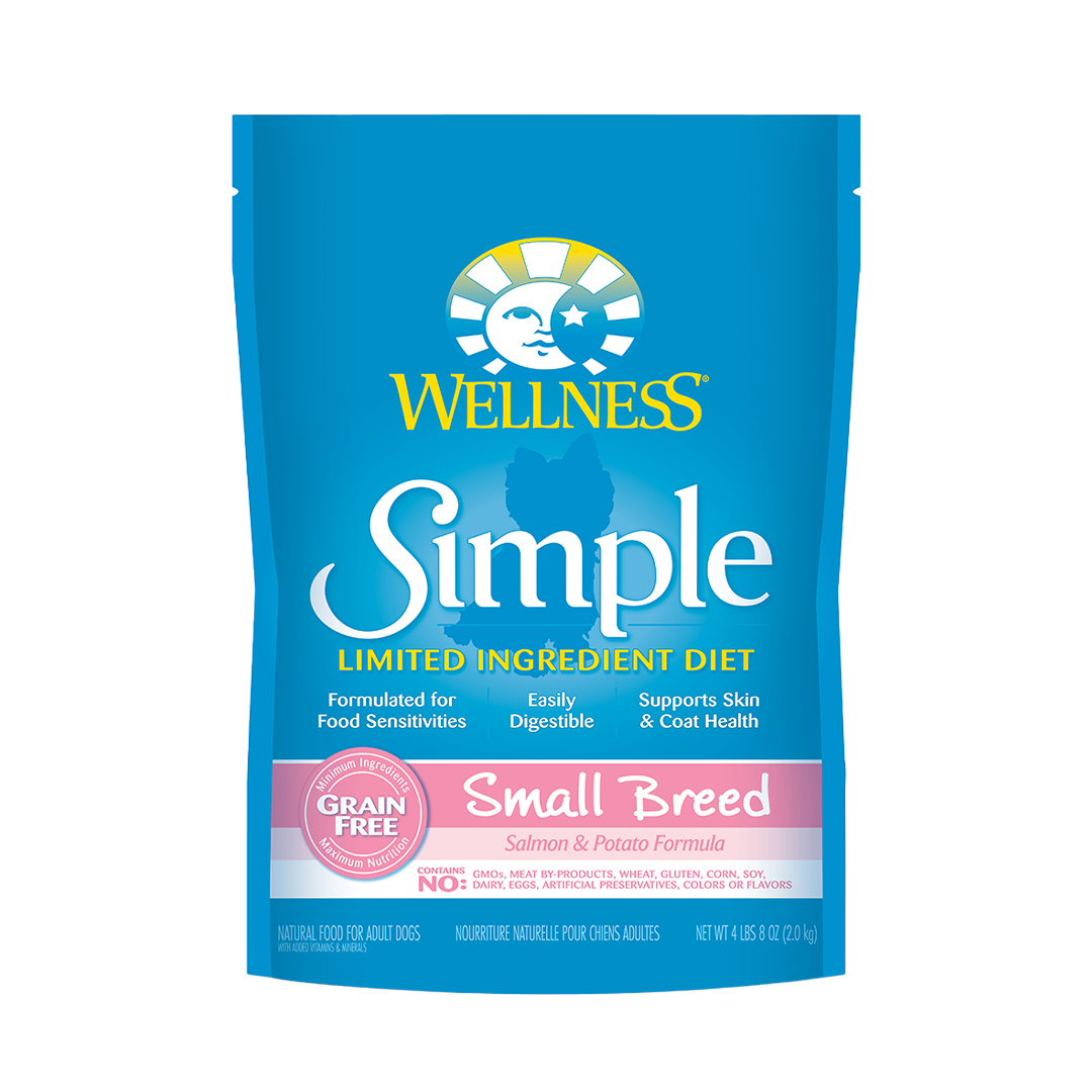 Wellness Simple Small Breed Salmon & Potato Formula Dry Dog Food 4LB 8OZ