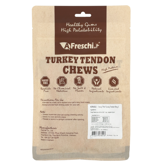 Afreschi Chewy Thin Turkey Tendon Ring