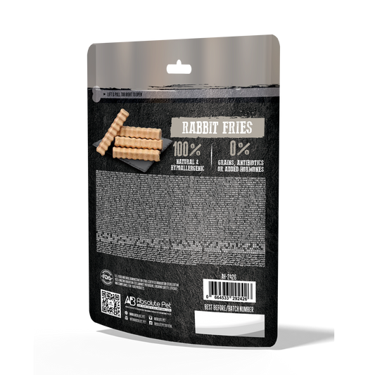 Absolute Holistic Freeze Dried Raw Treats For Cats & Dogs - Rabbit Fries (60g)