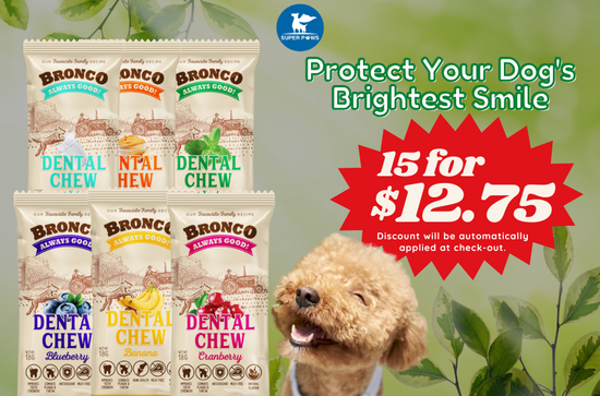Bronco Dental Chews 15 Pack