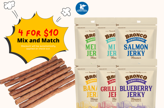 Bronco Jerky Treats for Dogs Premium Quality