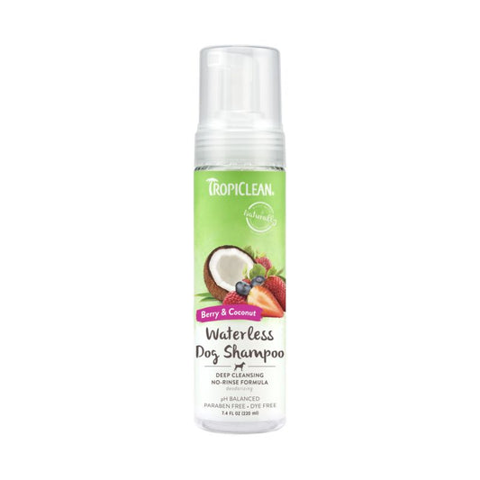 Tropiclean Deep Cleaning Waterless Dog Shampoo 7.4oz