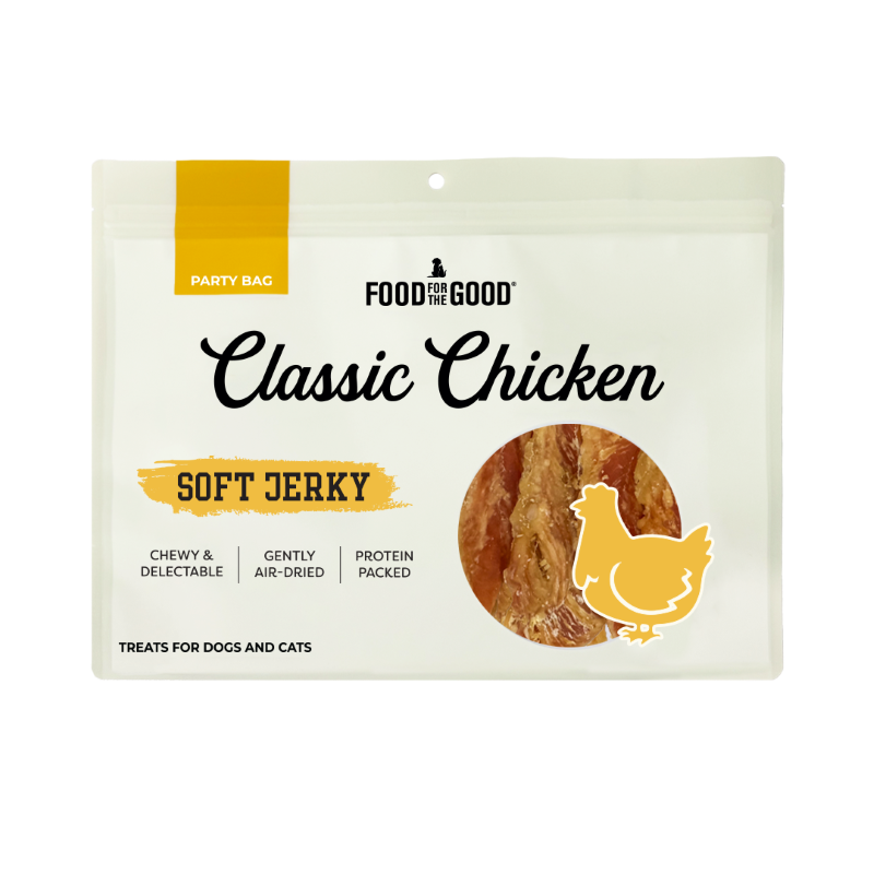 Food For The Good - Party Bag Chicken Soft Jerky Cat & Dog Treats (400g)