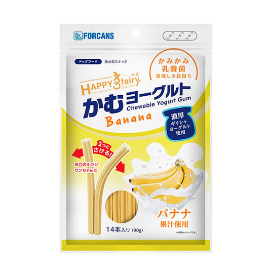Forcans Dog Treat Yogurt Gum Banana - 90g