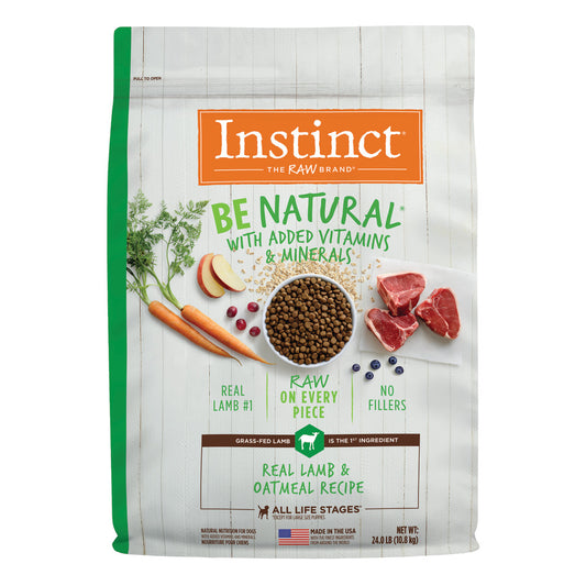 Instinct Be Natural Real Lamb & Oatmeal Recipe Dry Dog Food