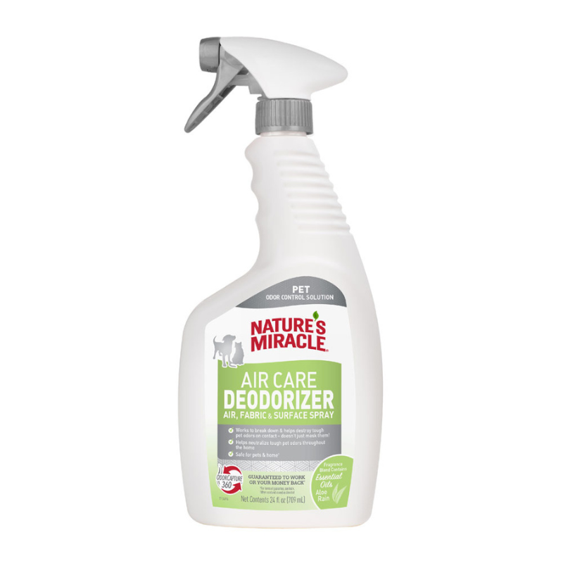 Nature’s Miracle Air, Fabric & Surface Spray Aloe Rain Scent - 24oz