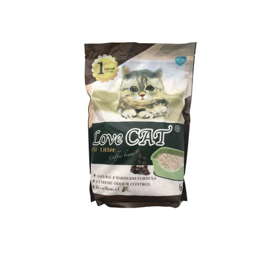 Petholic Lovecat Tofu Litter Coffee - 6L