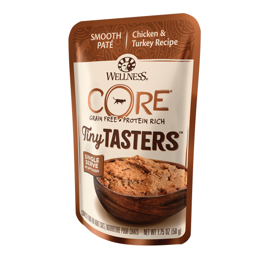 Wellness Core Tiny Tasters Pate Chicken & Turkey Recipe Wet Cat Food 1.75oz