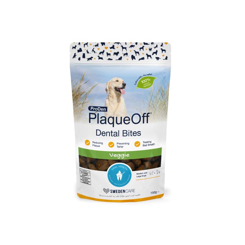 ProDen PlaqueOff® Dental Bites for Medium/Large Dogs 150g