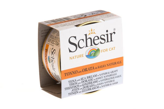 Schesir Tuna with Sea Bream In Natural Gravy 70g