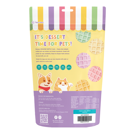 SingAPaw Freeze-Dried Waffle Assorted