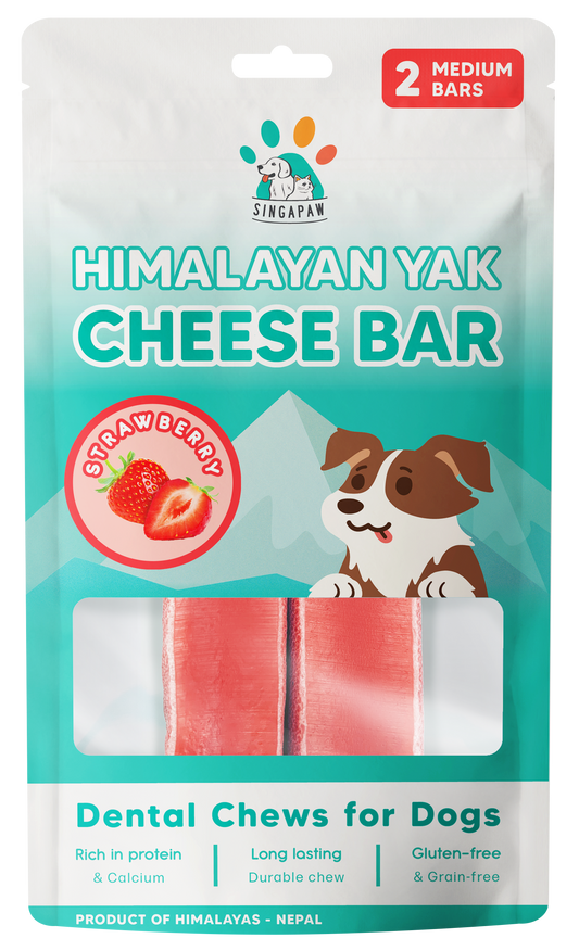 SingAPaw Himalayan Yak Cheese Bar (Strawberry)