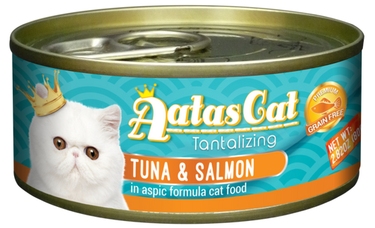 Aatas Cat Tantalizing Tuna & Salmon 80g