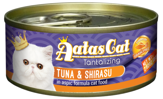 Aatas Cat Tantalizing Tuna & Shirasu 80g