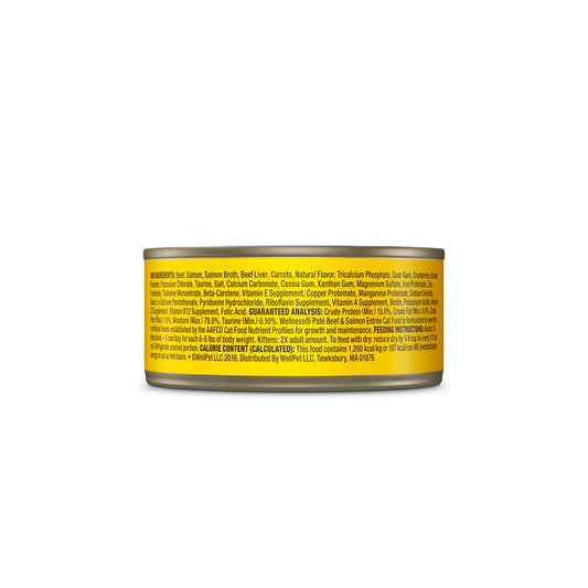 Wellness Complete Health Pate Beef & Salmon Wet Cat Food 5.5oz