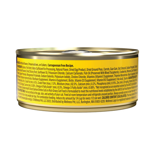 Wellness Complete Health Sliced Salmon Entree Canned Wet Cat Food 5.5oz