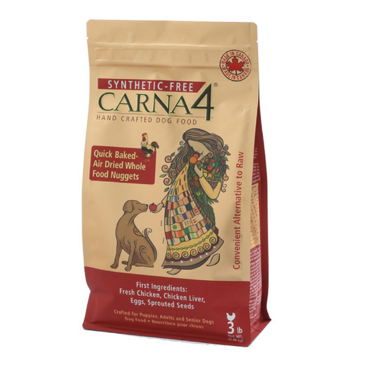 Carna4 Quick Baked Air Dried Nuggets 3lbs - Chicken