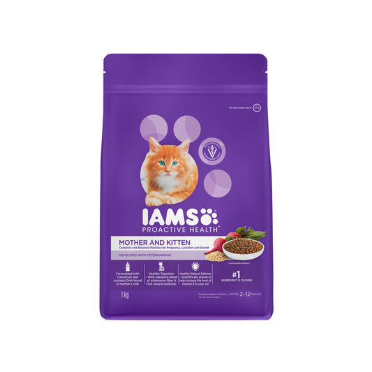 Free IAMS Cat Mother & Kitten 1KG