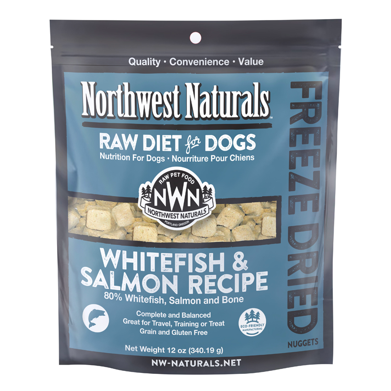 Northwest Naturals WhiteFish & Salmon Freeze Dried Nuggets 12oz