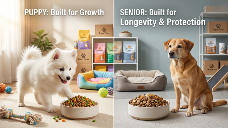 Life Stages Matter: Why You Shouldn't Feed Puppy Food to a Senior Dog (and Vice Versa)