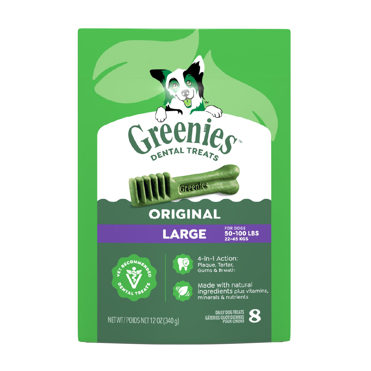 GREENIES Dog Treats for Dental Care Original Large 340g