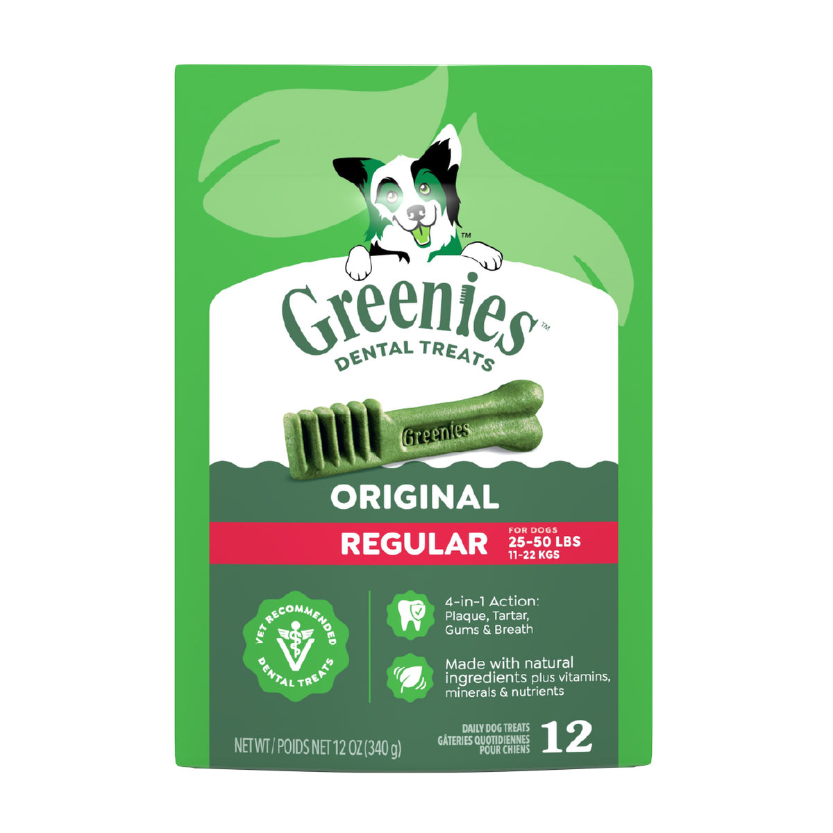 GREENIES Dog Treats for Dental Care Original Regular 170g/340g