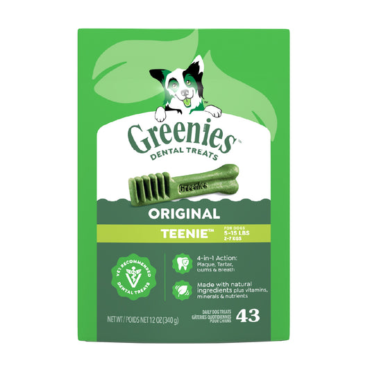 GREENIES Dog Treats for Dental Care Original Teenie 85g/170g/340g