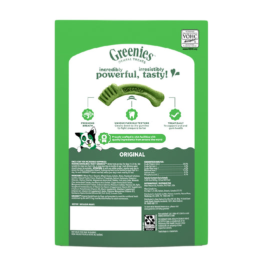 GREENIES Dog Treats for Dental Care Original Petite 85g/170g/340g