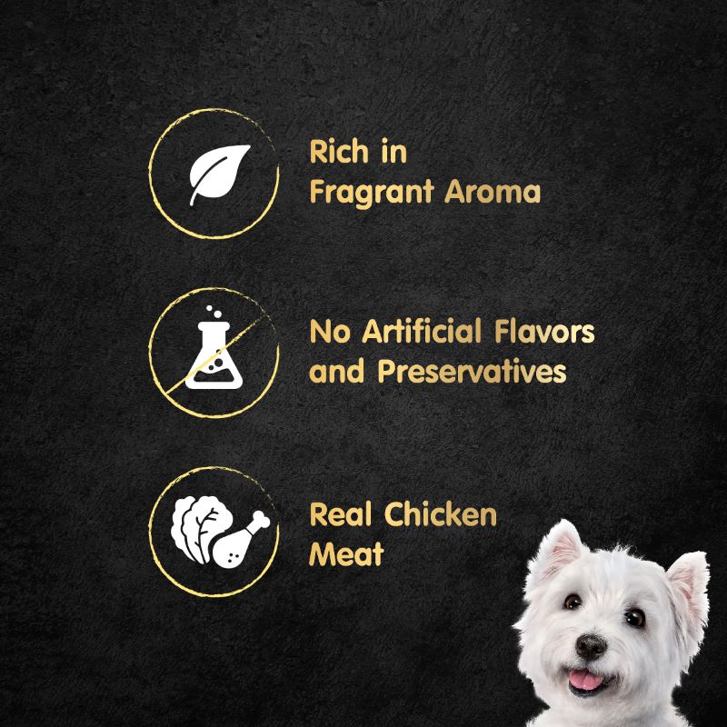 Cesar Crafted Chicken, Carrot & Cheese 60g