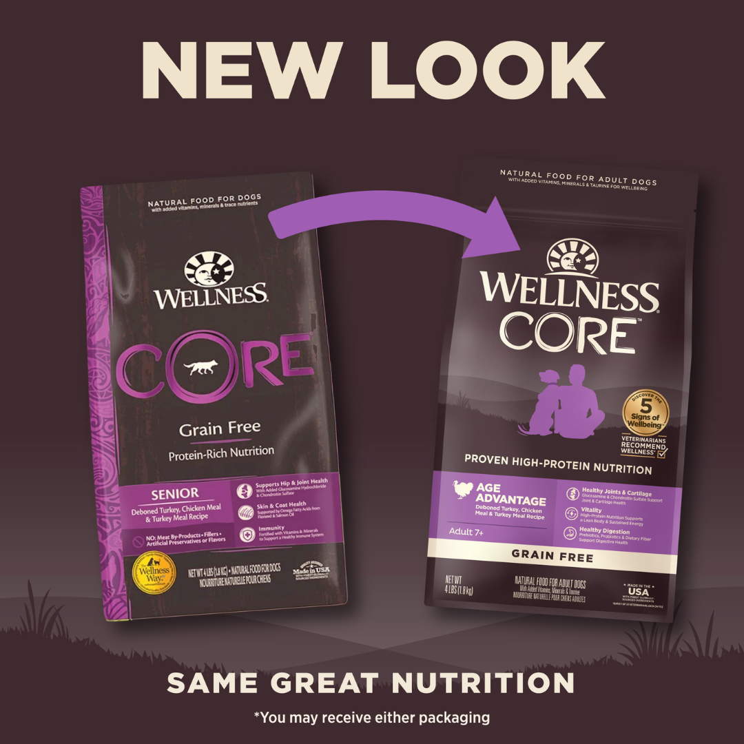 Wellness Core Grain Free Senior Age Advantage