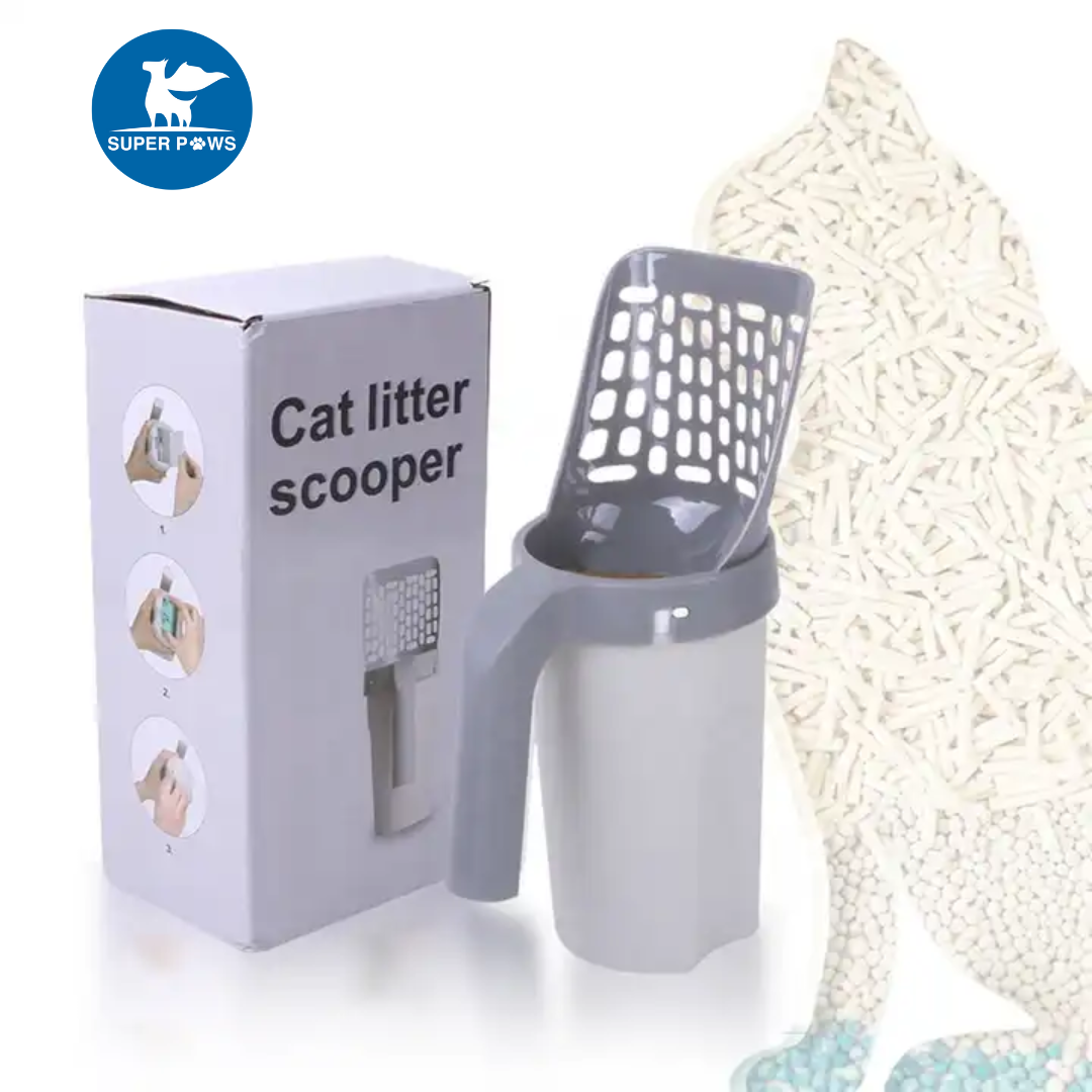 2-in-1 Cat Litter Shovel with Bin