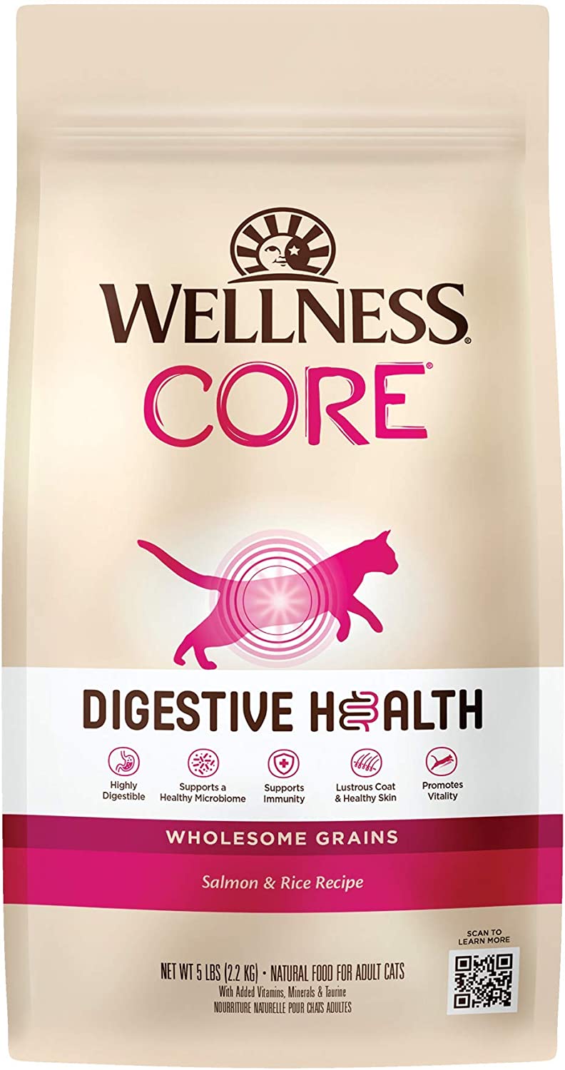 Wellness Cat Core Digestive Health Salmon & Rice [5lb/11lb]