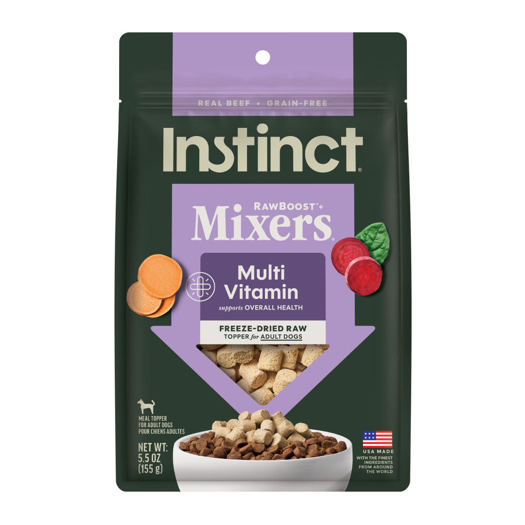 Instinct Freeze-dried Raw Boost Mixers Grain-free Multivitamin For Adult Dogs Food Topper