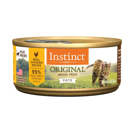 Instinct Original Grain-free Pate Real Chicken Recipe Canned Cat Food