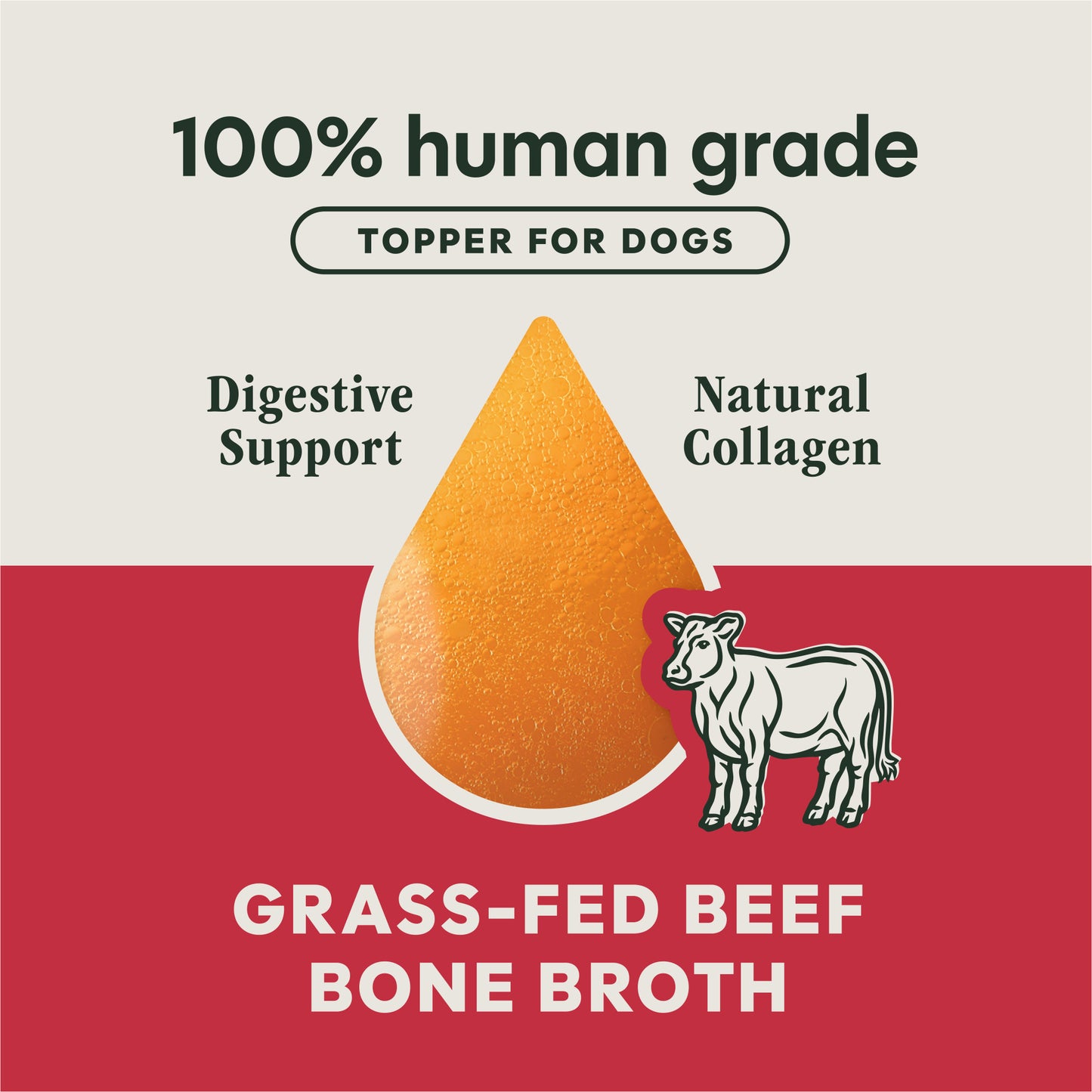 Instinct Grass-fed Beef Bone Broth Meal Topper For Dogs