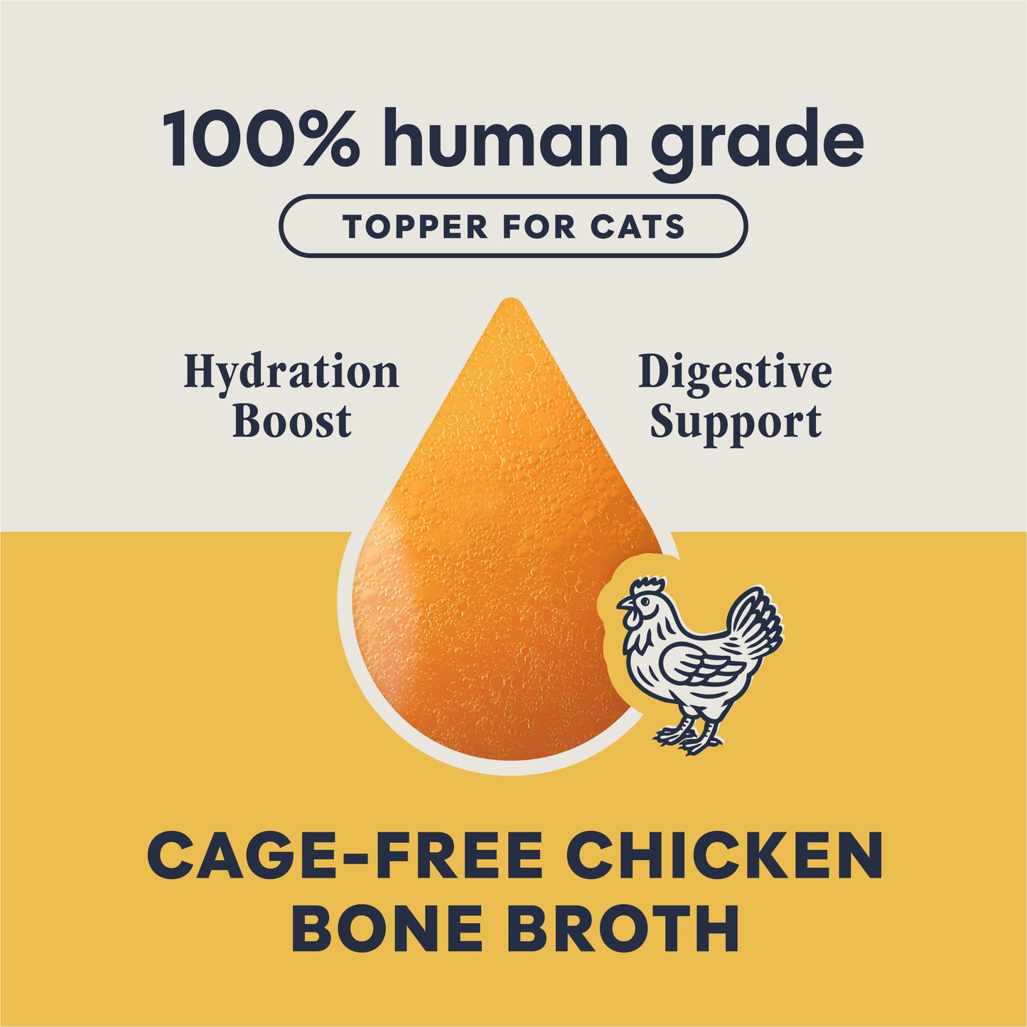 Instinct Cage Free Chicken Bone Broth Meal Topper For Cats