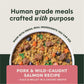 Instinct Freshly Crafted Meals Pork & Wild-caught Salmon Recipe For Adult Dogs