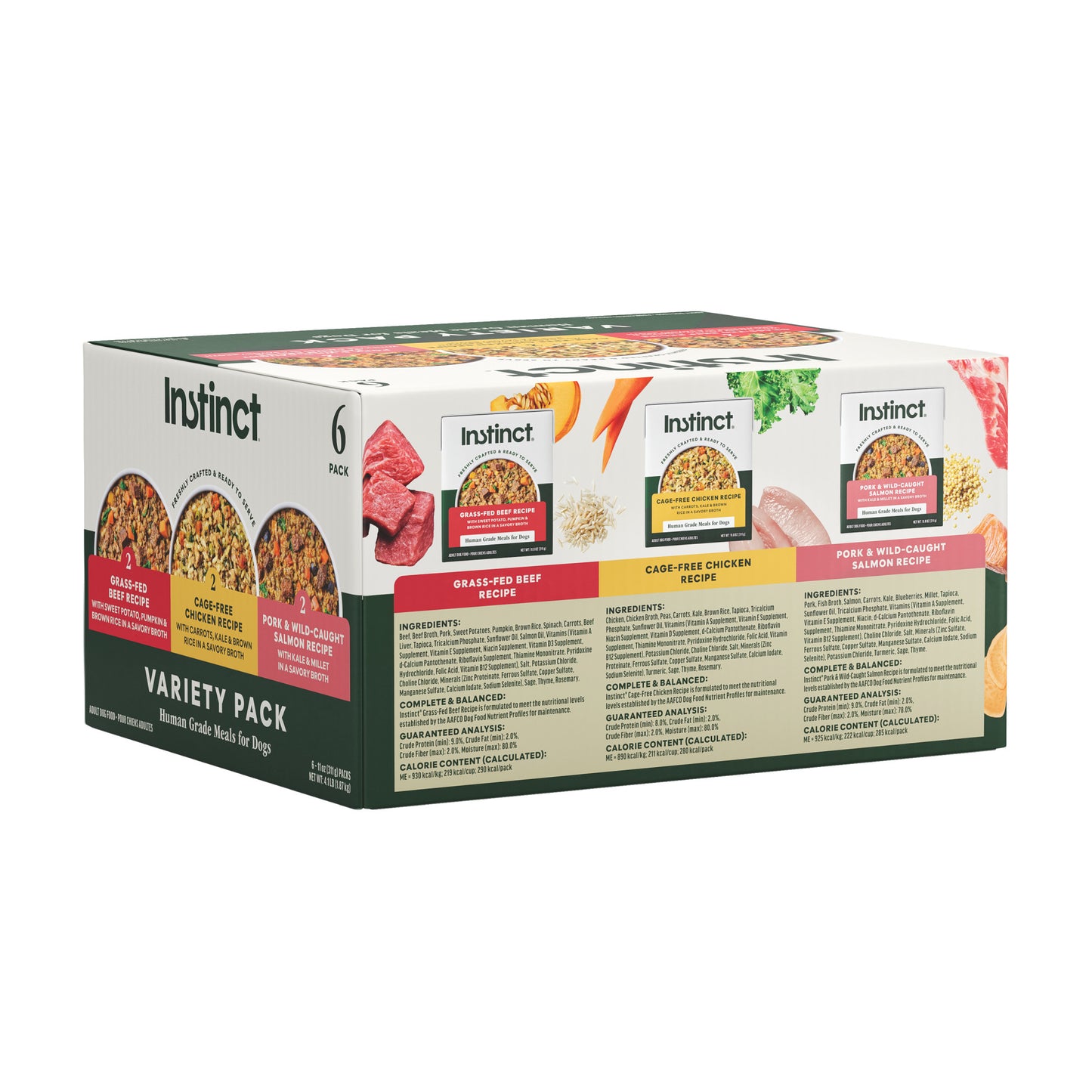 Instinct Freshly Crafted Meals Variety Pack