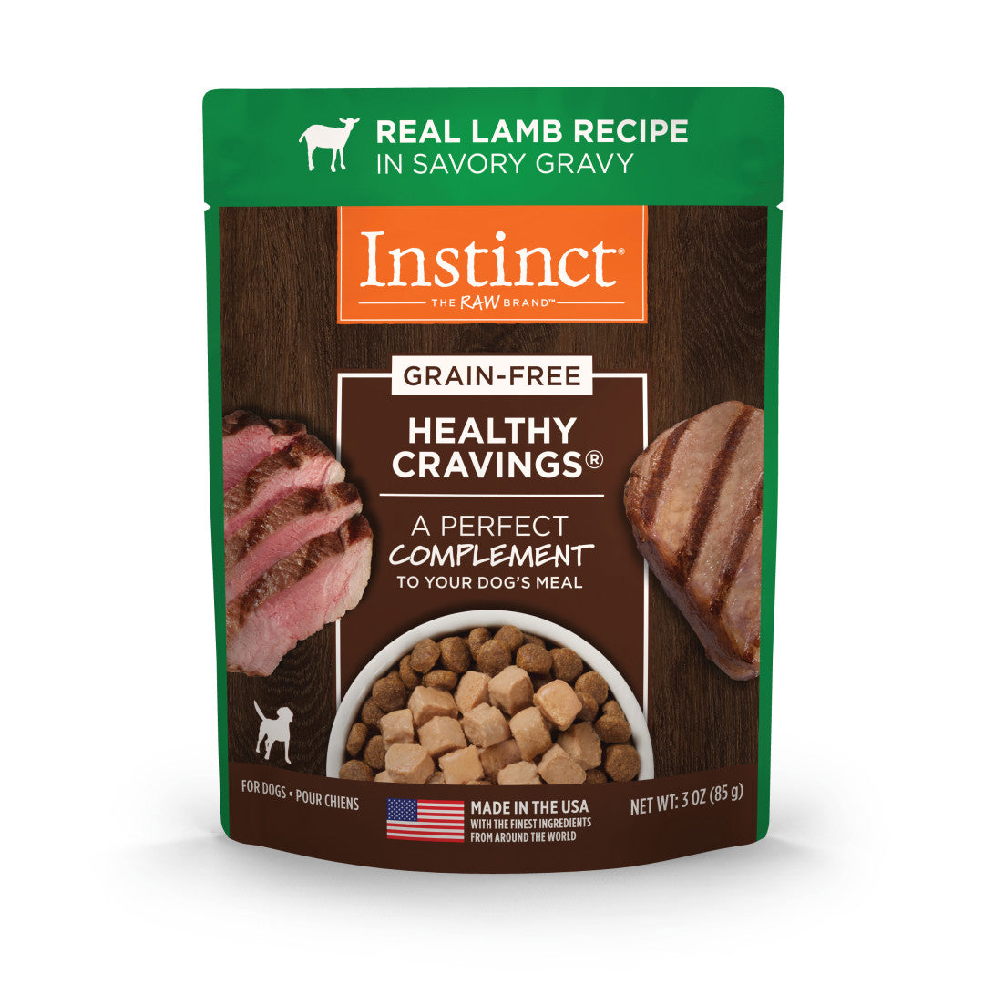 Instinct Healthy Cravings Grain-free Real Lamb Recipe Wet Dog Food Topper
