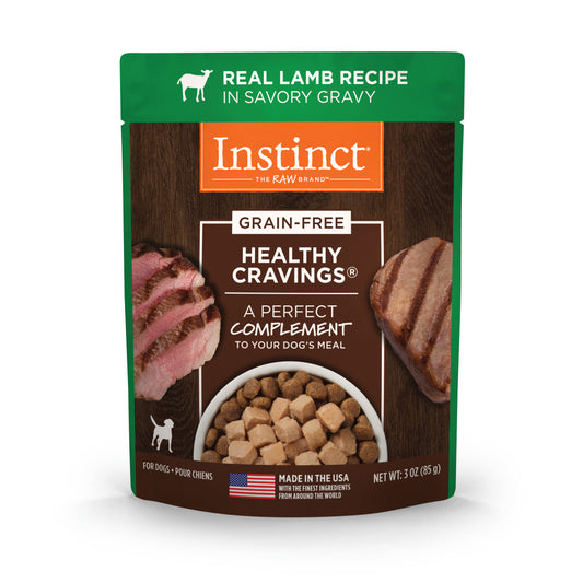 Instinct Healthy Cravings Grain-free Real Lamb Recipe Wet Dog Food Topper