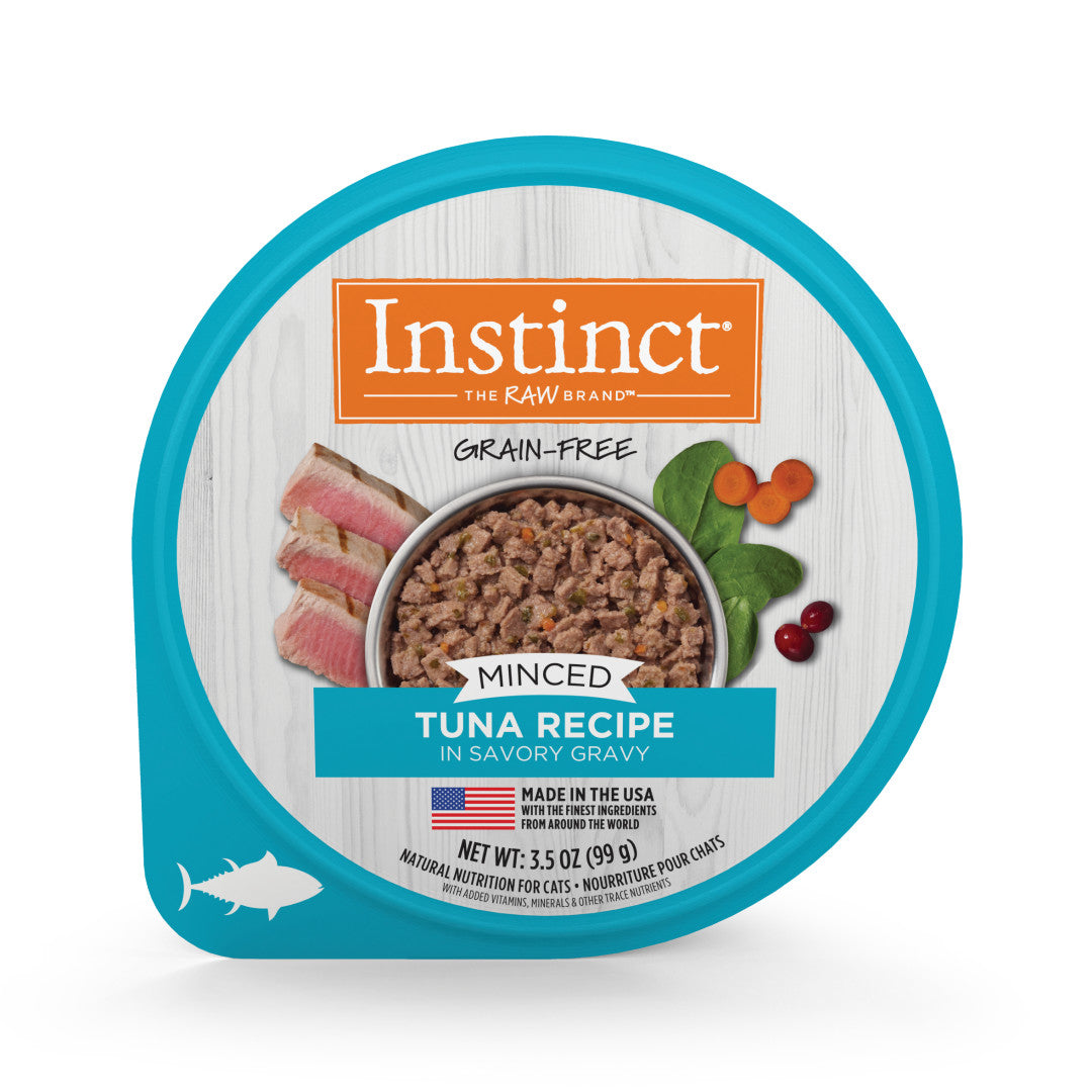 Instinct Grain-free Minced Recipe With Real Tuna Wet Cat Food Cups