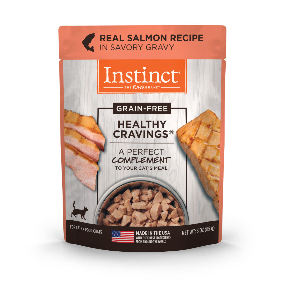 Instinct Healthy Cravings Grain-free Real Salmon Recipe In Savory Gravy Wet Cat Food Topper