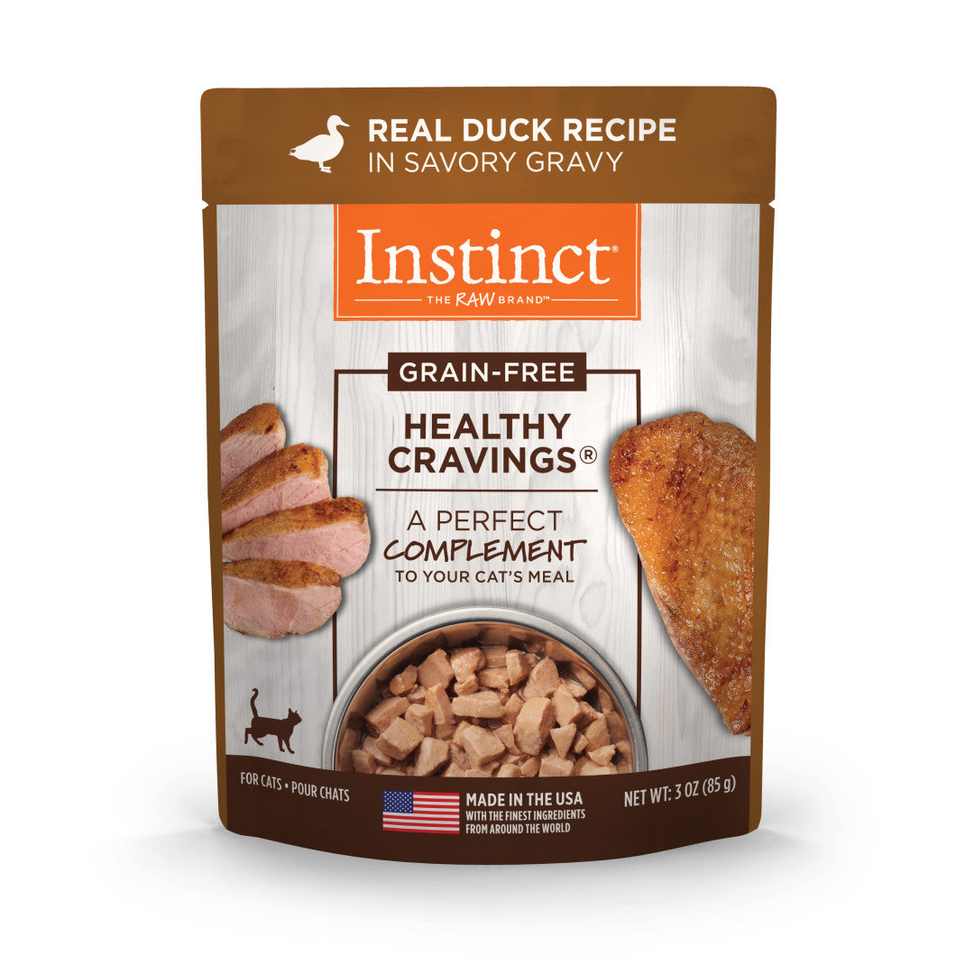 Instinct Healthy Cravings Grain-free Real Duck Recipe In Savory Gravy Wet Cat Food Topper