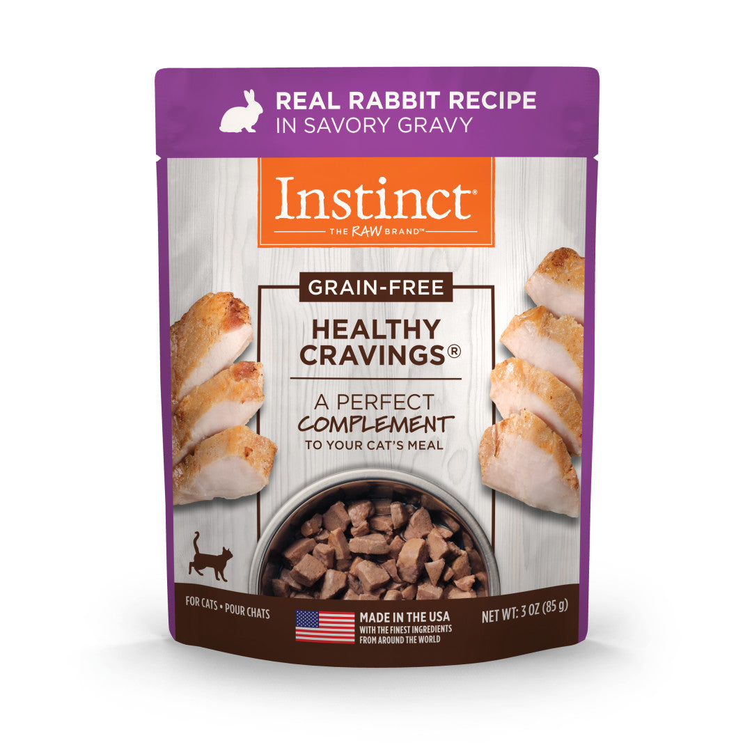Instinct Healthy Cravings Grain-free Real Rabbit Recipe In Savory Gravy Wet Cat Food Topper