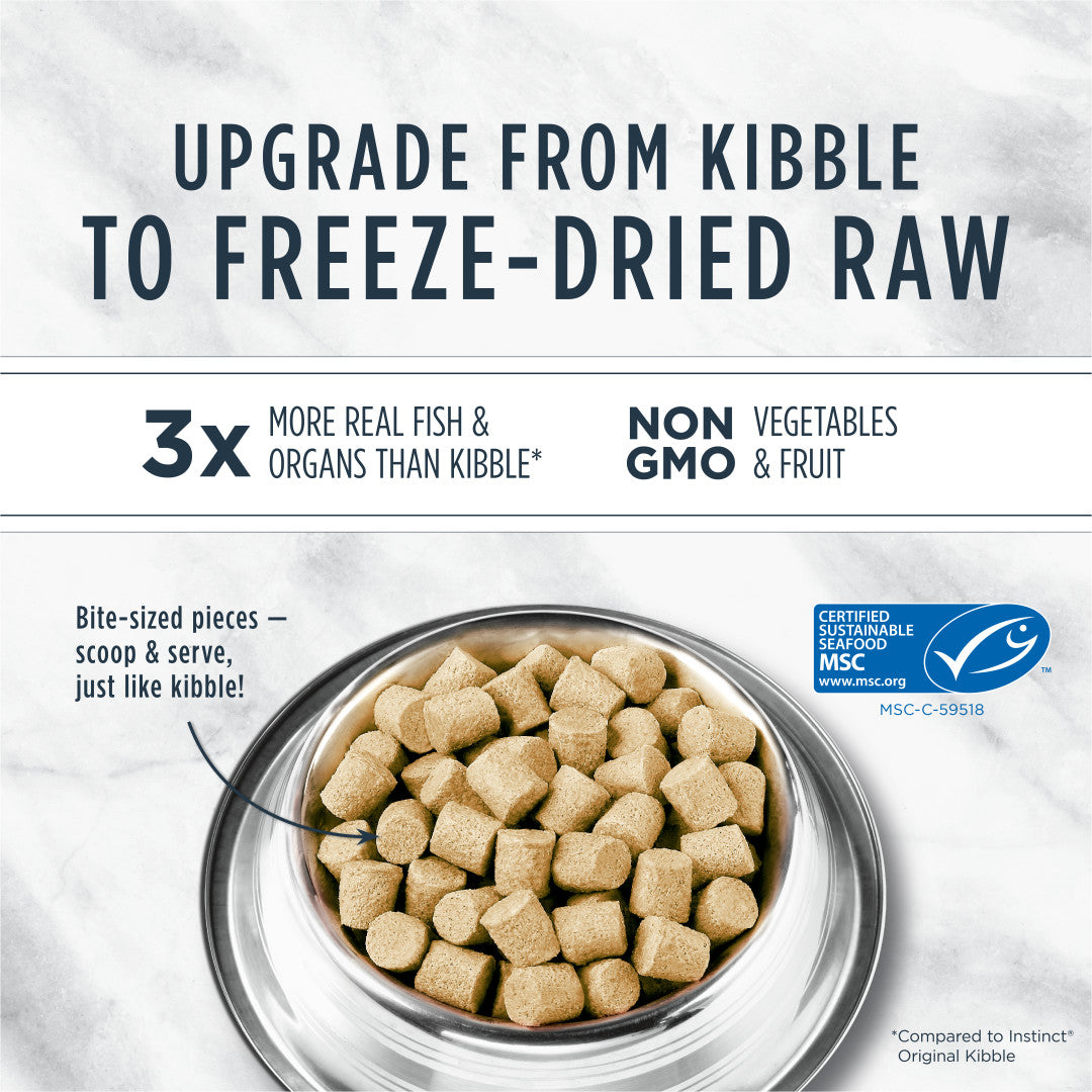Instinct Freeze-dried Raw Meals Grain-free Wild-caught Alaskan Pollock Recipe Cat Food