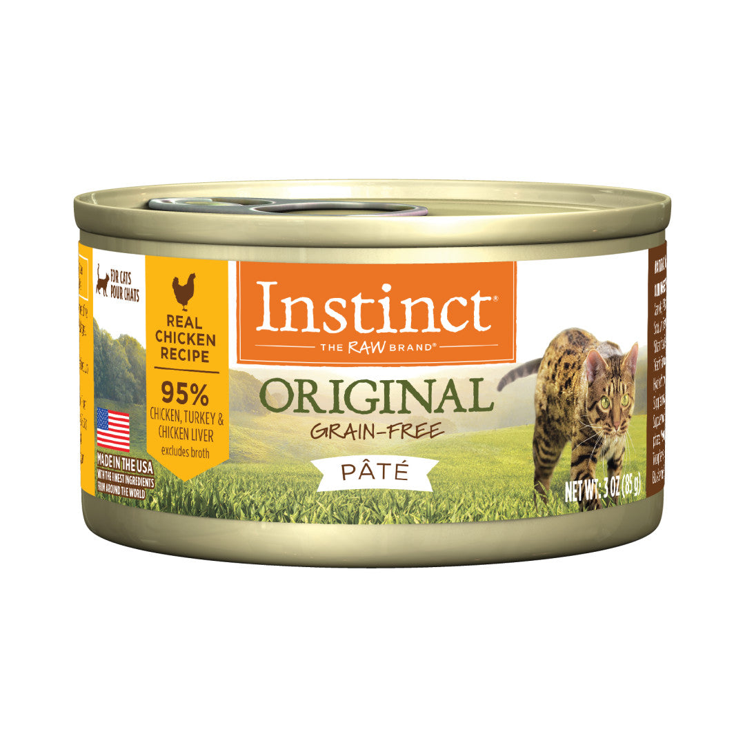 Instinct Original Grain-free Pate Real Chicken Recipe Canned Cat Food