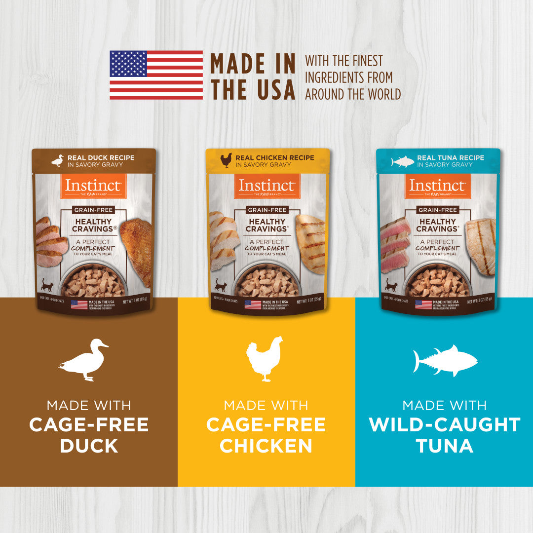 Instinct Healthy Cravings Grain-free Recipe Variety Pack In Savory Gravy Wet Cat Food Topper