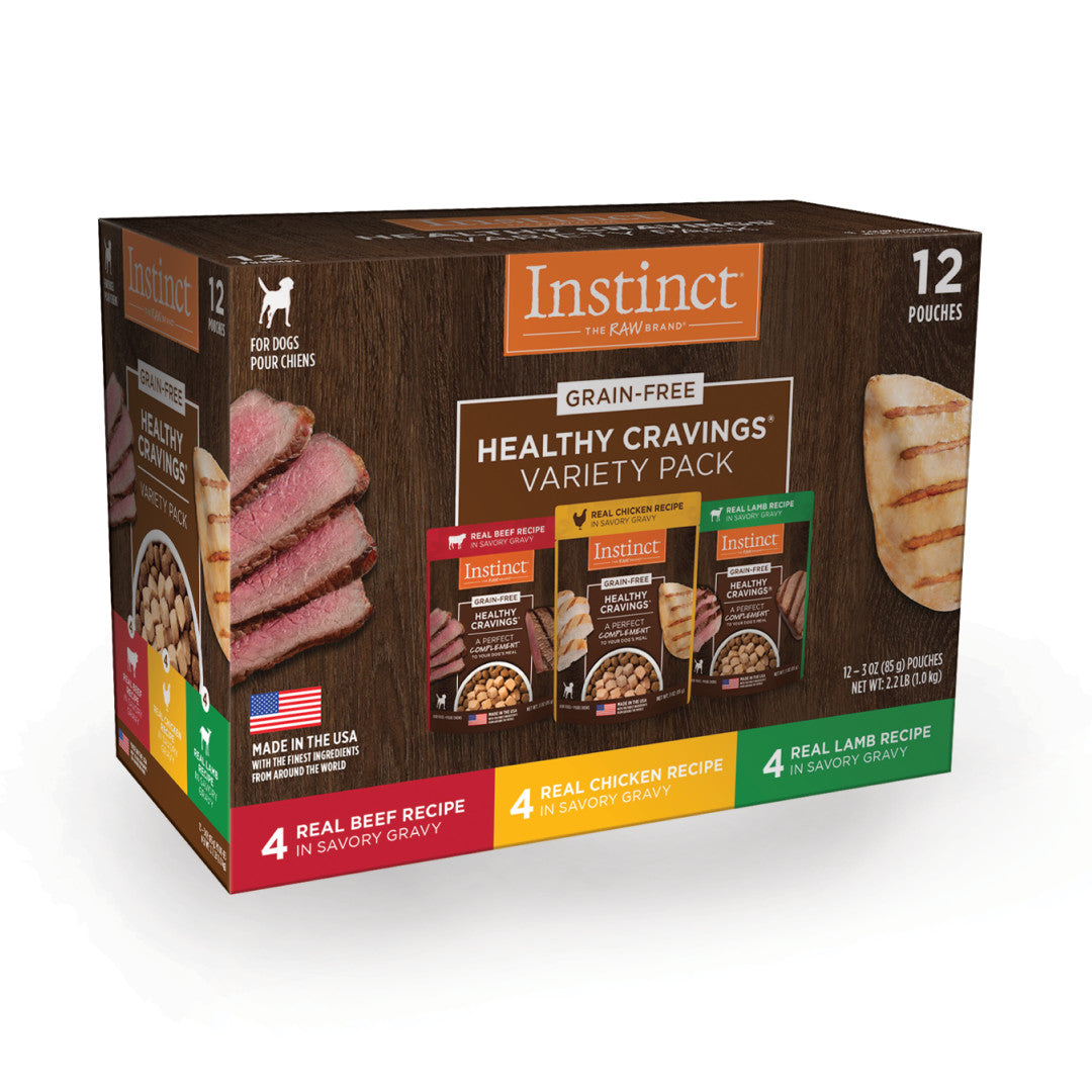 Instinct Healthy Cravings Grain-free Recipe Variety Pack Wet Dog Food Topper