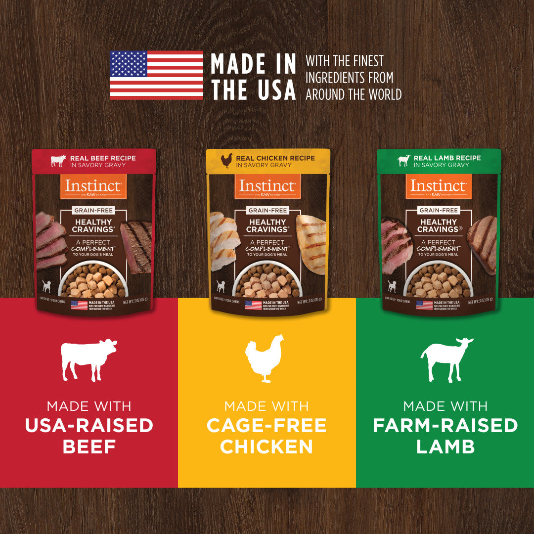 Instinct Healthy Cravings Grain-free Recipe Variety Pack Wet Dog Food Topper